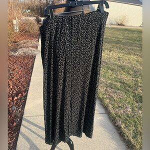 Vintage Briggs New York slinky maxi skirt 90’s XL